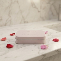 Petite boîte rectangulaire en métal avec matériaux recyclés, logo et couleur personnalisés, qualité alimentaire, pour le stockage de biscuits, de chocolat et de collations