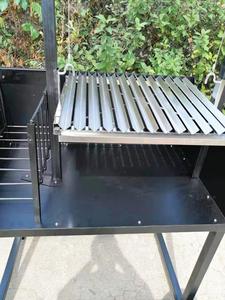 เชิงพาณิชย์แยกคู่อาร์เจนตินา Parrilla ย่างบาร์บีคิวที่มีสองล้อมือ - Product Image 5