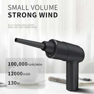 Plumero de aire inalámbrico portátil potente de 15000mAh con luz LED, plumero de aire con Motor sin escobillas para campamento, coche Barbecu - Product Image 6