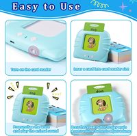 Tarjetas Flash Interactivas con Sonido para Bebés, Niños y Niñas, Aprendizaje Preescolar, Máquina de Lectura, Regalo Musical Ecológico