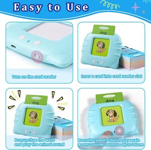Cartes Flash Parlantes Éducatives Précoce pour Bébés Garçons Filles, Machine d'Apprentissage Pré-scolaire Interactif Musicale, Cadeau Écologique - Product Image 4