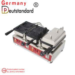 Máquina para hacer waffles con boca abierta, comercial Industrial, para hacer helados y pescado - Product Image 4