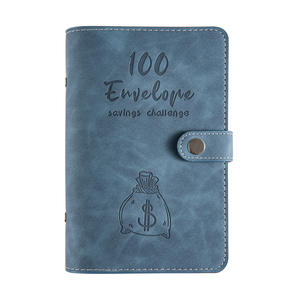 Spiral A6 Budget Planner Binder <span class=keywords><strong>Outil</strong></span> de gestion efficace pour le bureau à domicile Paramètres professionnels Durable PU Leather Loose-leaf - Product Image 2