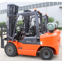 Prix d'usine 5000 Lb Chariots élévateurs à gaz Wheelloader Propane Essence Lpg Chariot élévateur