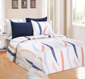 Bán Buôn 2023 Thiết Kế Mới In Sang Trọng Mềm Sợi Nhỏ In 6PC Khăn Trải Giường Thiết Lập Cho Khăn Trải Giường - Product Image 3