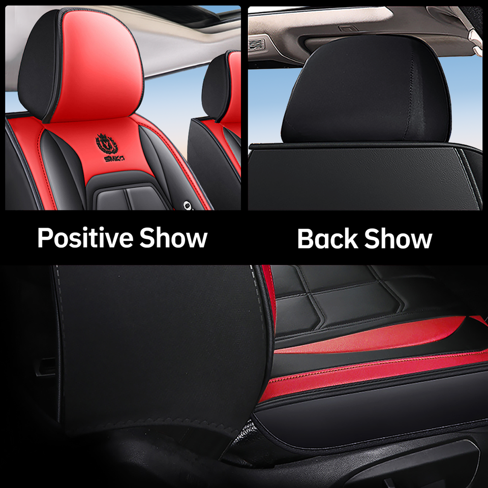 Xiangta Leather Car Seat Cushion Breathable Luxury Universal... 3