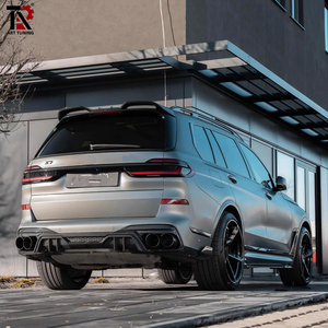 Kit de Carrocería de Fibra de Carbono Real para BMW X7 M60i G07 LCI, Estilo LD, Alerón Delantero, Alerón Trasero, Faldones Laterales, Rejilla, Cornetas, 2022-2026 - Product Image 6