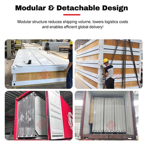 Bán buôn 40 chân 2 tầng xây dựng căn hộ prefab vận chuyển <span class=keywords><strong>container</strong></span> nhà prefab nhà thép Cấu trúc khung hiện đại - Product Image 5