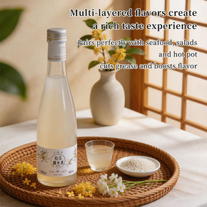 Vino de Arroz Glutinoso con Osmanthus, Bajo en Alcohol (10% Vol.), 328ml, En Botella, Vino de Arroz Fermentado Tradicional - Product Image 4