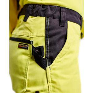 BLAKLADER - 715518113399D19 Pantalón Mujer Hi-Vis sin bolsillos para uñas Amarillo/Negro-EAN 7330509502266 ROPA DE TRABAJO DE LA HI-VIS - Product Image 4