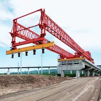 Lanceur de poutres de pont robuste pour grue à poutres, avec composants de moteur principaux incluant soudage, découpe et pliage