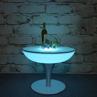 A mené La Table Légère, couleur changeante RVB éclairage narguilé tableau illuminé A Mené La table basse