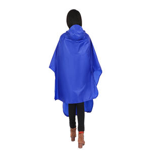 Poncho impermeable para bicicleta, impermeable para una sola persona, para viajes en bicicleta, tamaño universal para adultos, color rojo - Product Image 3