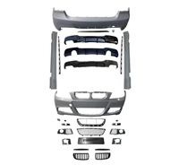 M-Tech Style Karosserie-Kit für BMW E90 2005 - 2011 mit Vorderer und Hinterer Stoßstange Seitenschweller Frontgrill Direkter Ersatz