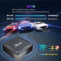 Top venta precio bajo 4K WiFi 6 Android 13 TV Box X98K BT 5,0 2G 4G RAM 16G 32G ROM Set Top Box soporte OEM Logo Firmware