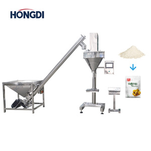 Machine de remplissage semi-automatique de poudre avec convoyeur à vis pour le carbonate de calcium et le sulfate de sodium - Product Image 1