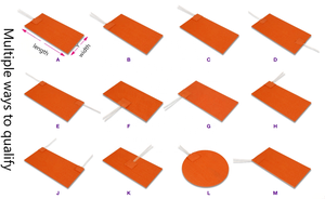 Ul chứng nhận <span class=keywords><strong>12V</strong></span> 30 mét Điện Silicone nóng Pad linh hoạt thực phẩm giao hàng túi với xe Adaptor Thiết bị sưởi ấm - Product Image 5