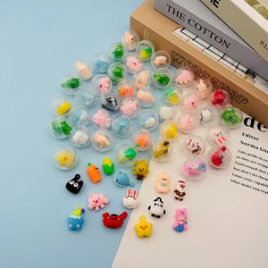 Ucuz promosyon hediye 28mm kapsül oyuncak heykelcik bebek çocuk çocuk karikatür plastik Mini küçük şekil oyuncak - Product Image 2