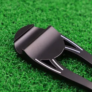 Teste grátis preto fosco recorte design exclusivo golf divot ferramenta Golf Acessórios Ferramenta personalização conjunto a granel