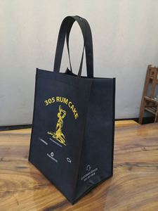 Sacs cabas personnalisés en PP non tissé laminé recyclé coloré avec logo pour festivals - Product Image 3