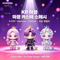 Jouet Squishy Coréen Personnalisé en PU à Remontée Lente, Personnage K-POP, Anti-Stress, Commande en Gros, OEM