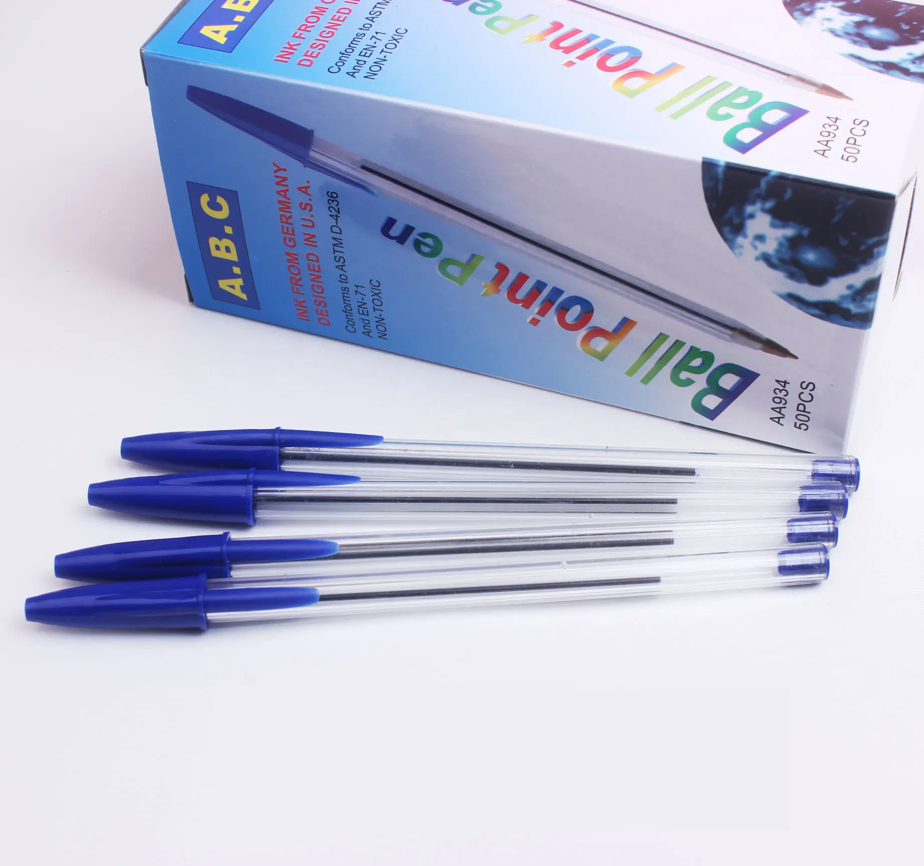 Bolígrafo de tinta ecológico, logo personalizado promocional, barato