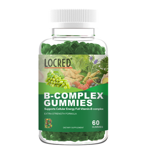 Gran Venta de gomitas al por mayor, gomitas al por mayor con energía celular, <span class=keywords><strong>complejo</strong></span> <span class=keywords><strong>completo</strong></span> de vitamina <span class=keywords><strong>B</strong></span>, 60 gomitas - Product Image 1
