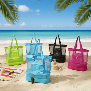 Sac isotherme de plage 15"X15" avec 36 compartiments, durable et pratique pour les activités de plein air, modèle 75767 - Product Image 4