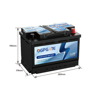 Batería de Plomo-Ácido Sellada AGM60 H5 de 12V 60AH, la Más Vendida, para Autos con Sistema Start-Stop, Apta para Autos Alemanes - Product Image 4