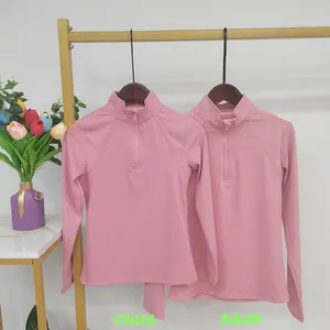 Dropship Nylon Trẻ Em Cưỡi Ngựa Dài Tay Áo Sơ Mi Trẻ Em Cưỡi Áo Sơ Mi Nhanh Khô Cưỡi Baselayer Cưỡi Ngựa Tops Trang Phục