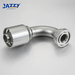 JAZZY usine directe haute pression 90 degrés SAE bride une pièce raccord de tuyau hydraulique raccord hydraulique - Product Image 3