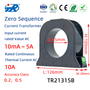 TRリレー保護クローズドループ残留ゼロシーケンス変流器<span class=keywords><strong>CT</strong></span>絞り65mm入力10mA〜5A火災監視 - Product Image 2
