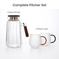 Ensemble de gobelets réutilisables en verre borosilicate de haute qualité en forme de citrouille Lefu pour un usage domestique
