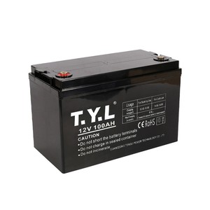 Batería de plomo-ácido regulada por válvula T.Y.L 12V 100Ah para sistemas de almacenamiento de energía solar - Product Image 2