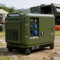 Tragbarer Superleiser Dieselgenerator 3-20KW 1/3 Phasen 50/60Hz Vollkupfermotor Schalldicht mit Autostart und ATS für den Heimgebrauch