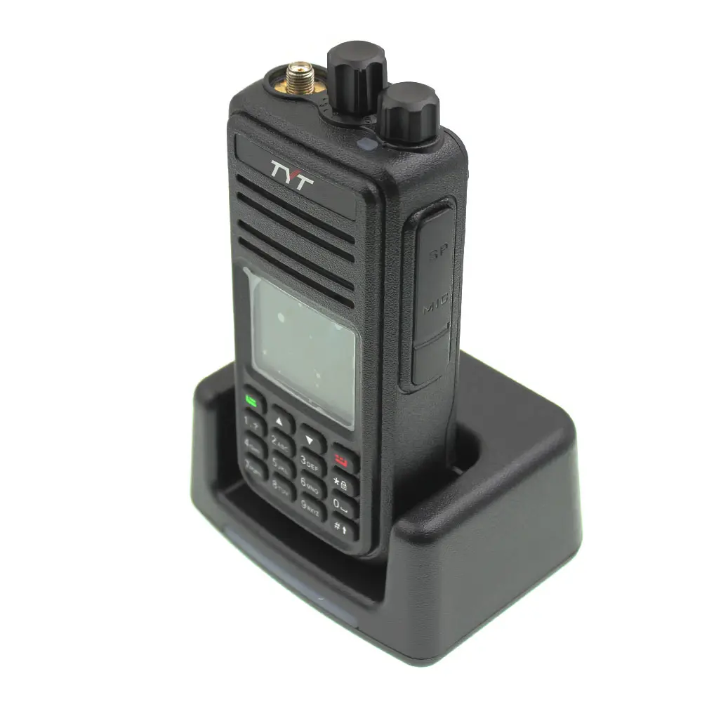 TYT-Radio DMR de mano, radio de dos vías con función GPS, UHF, VHF, de alta calidad