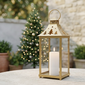 Latest Hot Selling Modern Stainless Steel & Glass Handmade Durable <b>Candle</b> <b>Lantern</b> for Christmas Home Decoration - Product Image 6