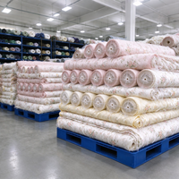 Tissu satiné tissé de qualité supérieure en promotion, motif gaufré, anti-boulochage, résistant à l'abrasion, poids moyen, pour matelas et taies d'oreiller, pour la maison des filles