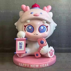 Statua di Drago Divinitario in Resina Personalizzata, Modellata a Mano, Durevole, per Esposizione Eventi di Capodanno - Product Image 3