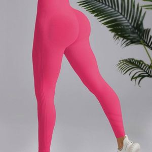 Conjuntos de Yoga para Mujer, Ropa Deportiva de Cintura Alta con Textura Acanalada, Leggings de Yoga para Correr y Hacer Ejercicio - Product Image 6