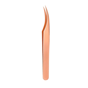 Pince à cils en acier inoxydable antistatique à pointe fine de précision pour greffe de cils, faible MOQ, en promotion - Product Image 5