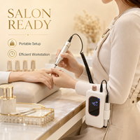 Machine à ongles rechargeable OEM ODM Vantrend personnalisée en aluminium portable avec clip ceinture, fournitures de salon, vente en gros Chine - Fournitures pour ongles