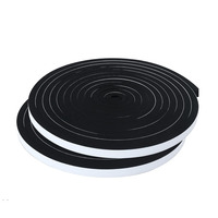 Joint d'étanchéité pour porte et fenêtre en mousse de caoutchouc insonorisante et coupe-vent, auto-adhésif, haute densité, en rouleau