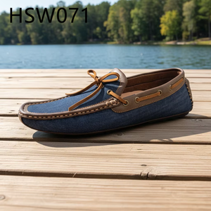 HY, Chaussures de ville décontractées faites à la main avec coutures expertes, anti-odeur, pour sorties décontractées, modèle HSW071 - Product Image 1