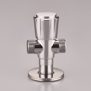 Robinet à bille angulaire en laiton DunYun, finition nickel-chrome HPb 59-1 / CW617, pour machine à laver - Product Image 6