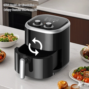 Petit <span class=keywords><strong>four</strong></span> sain à faible teneur en matière grasse friteuse à air électrique chaude de 3.5 litres avec température de contrôle à deux boutons - Product Image 4
