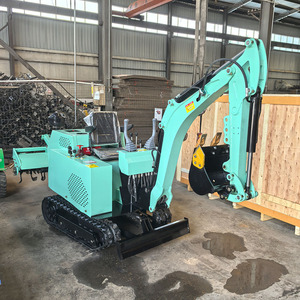 Micro-excavatrice multifonctionnelle homologuée CE avec rotoculteur intégré pour l'aménagement paysager agricole - Product Image 1