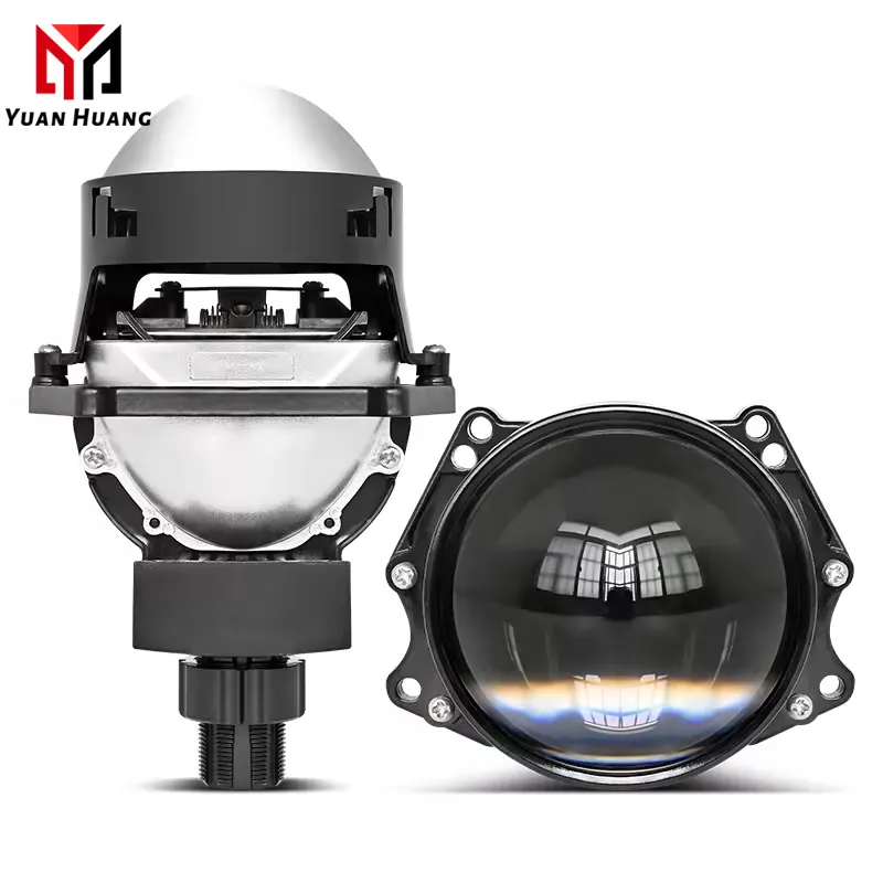 C4 High-power BI LED Lens Car LED Headlight Lens H4 H7 H11 Car Motorcycle Projection Headlight Factory 2.5-inch 65W 65 01