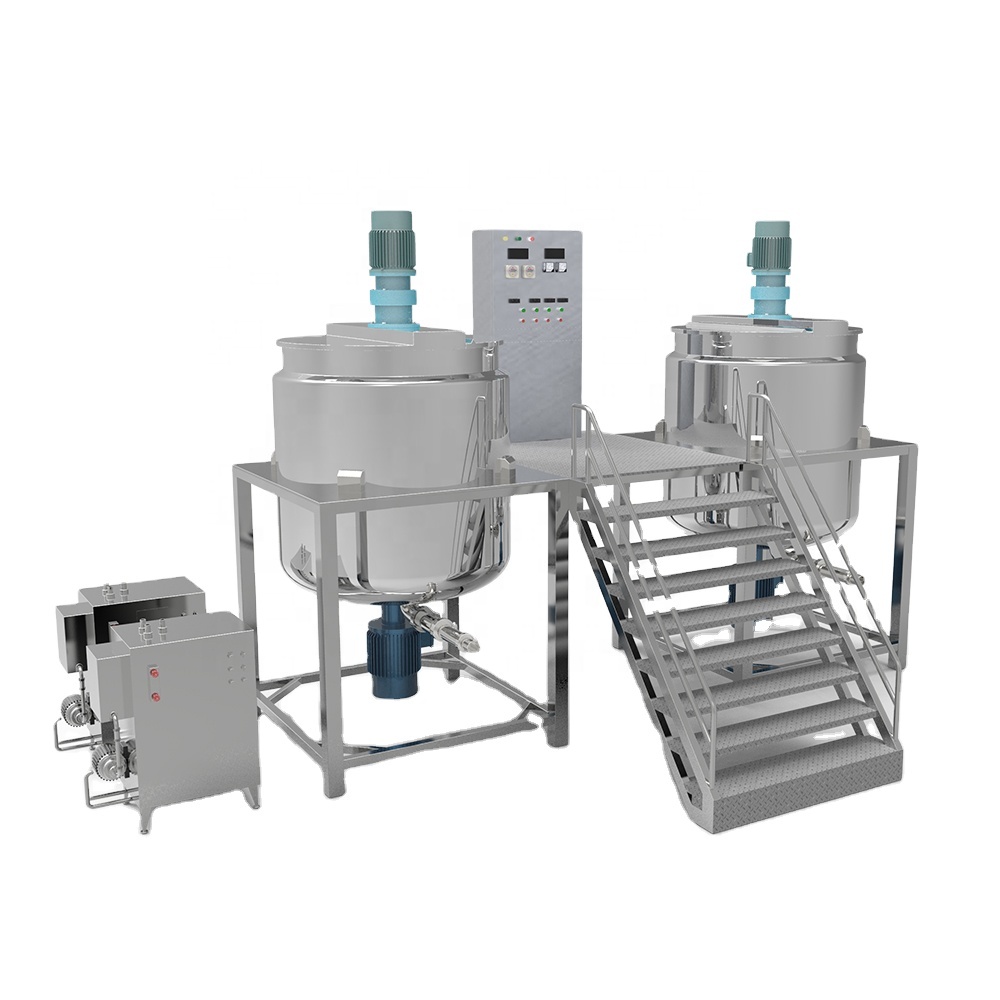 HLYEX-3000L 304 из нержавеющей стали 3 тонн для производства лосьонов, шампунь и ежедневных химических смесительное оборудование