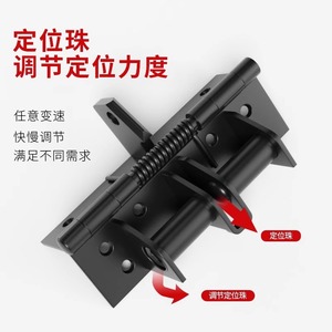 <b>Spring</b>-Loaded Positioning <b>Hinge</b> 180 Degrees Cold-Rolled Steel Minimalist Design For Doors And Windows - Product Image 1